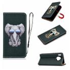 For Huawei Mate 30 3D Painting Horizontal Flip Leather Case with Holder & Card Slot & Lanyard(Elephant) - 1