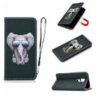 For Huawei Mate 30 Lite 3D Painting Horizontal Flip Leather Case with Holder & Card Slot & Lanyard(Elephant) - 1