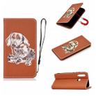 For Huawei Honor 10i 3D Painting Horizontal Flip Leather Case with Holder & Card Slot & Lanyard(Dog) - 1