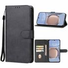 For Huawei P60 Leather Phone Case(Black) - 1