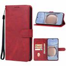 For Huawei P60 Pro Leather Phone Case(Red) - 1