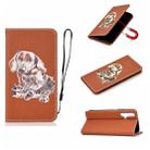 For Huawei Honor 20 3D Painting Horizontal Flip Leather Case with Holder & Card Slot & Lanyard(Dog) - 1