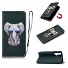 For Huawei Honor 20 3D Painting Horizontal Flip Leather Case with Holder & Card Slot & Lanyard(Elephant) - 1