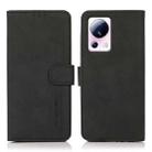 For Xiaomi 13 Lite / Civi 2 KHAZNEH Matte Texture Leather Phone Case(Black) - 1