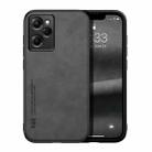 For Xiaomi Redmi Note 12 Pro Speed Lamba Skin Feel Magnetic Leather Phone Case(Dark Grey) - 1