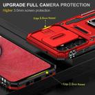 For Samsung Galaxy A34 Armor PC + TPU Camera Shield Phone Case(Red) - 3