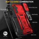 For Samsung Galaxy A34 Armor PC + TPU Camera Shield Phone Case(Red) - 7