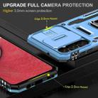 For Samsung Galaxy A34 Armor PC + TPU Camera Shield Phone Case(Light Blue) - 3