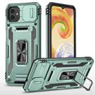 For Samsung Galaxy M13 5G / A04 Armor PC + TPU Camera Shield Phone Case(Alpine Green) - 1