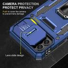 For Samsung Galaxy M13 5G / A04 Armor PC + TPU Camera Shield Phone Case(Navy Blue) - 5