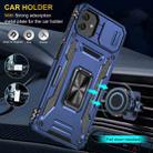 For Samsung Galaxy M13 5G / A04 Armor PC + TPU Camera Shield Phone Case(Navy Blue) - 6