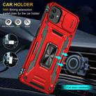 For Samsung Galaxy M13 5G / A04 Armor PC + TPU Camera Shield Phone Case(Red) - 6