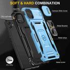 For Samsung Galaxy M13 5G / A04 Armor PC + TPU Camera Shield Phone Case(Light Blue) - 7