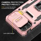 For Samsung Galaxy M13 5G / A04 Armor PC + TPU Camera Shield Phone Case(Rose Gold) - 5