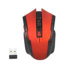 6-keys 2.4G 1600DPI Three-speed Adjustable Wireless Office Mouse(Red) - 1