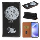 For Xiaomi Redmi K30 Pure Color Painting Horizontal Flip Leather Case with Card Slots & Holder & Lanyard(Spaceman) - 1