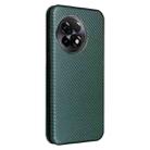 For OnePlus 11R 5G Carbon Fiber Texture Flip Leather Phone Case(Green) - 3