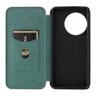 For OnePlus 11R 5G Carbon Fiber Texture Flip Leather Phone Case(Green) - 4