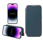 For iPhone 11 Plain Skin Shield Leather Phone Case(Green) - 1