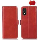 For Honor X5 Crazy Horse Top Layer Cowhide Leather Phone Case(Red) - 1