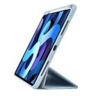 For iPad 12.9 WiWU Skin Feel TPU Smart Tablet Case with Pen Slot(Light Blue) - 4