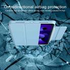 For iPad Air 2022 / 2020 10.9 / Pro 11 Pen Slot Magnetic Detachable Tablet Leather Case(Blue) - 5