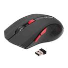 HXSJ X50 2.4G 6 Keys 1600DPI Three-speed Adjustable Wireless Mouse(Black) - 1