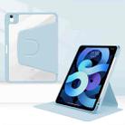 Acrylic Rotating Leather Tablet Case For iPad 10.2 2021 / 2020 / 2019(Blue) - 1