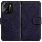 For Tecno Spark Go 2023 / Pop 7 Pro Tiger Embossing Pattern Leather Phone Case(Black) - 1