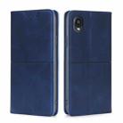 For Kyocera Digno BX2-Digno SX2-A101KC Cow Texture Magnetic Horizontal Flip Leather Phone Case(Dark Blue) - 1