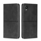 For Kyocera Digno BX2-Digno SX2-A101KC Cow Texture Magnetic Horizontal Flip Leather Phone Case(Black) - 1