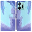 For Infinix Zero 20 Watercolor Pattern Flip Leather Phone Case(Winter Snow) - 1