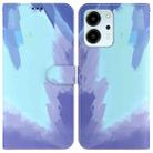 For Honor 80 SE Watercolor Pattern Flip Leather Phone Case(Winter Snow) - 1