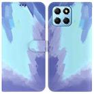 For Honor X8 5G Watercolor Pattern Flip Leather Phone Case(Winter Snow) - 1