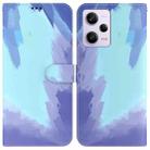 For Xiaomi Redmi Note 12 Pro 5G Watercolor Pattern Flip Leather Phone Case(Winter Snow) - 1