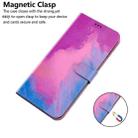 For Xiaomi Redmi Note 12 Pro 5G Watercolor Pattern Flip Leather Phone Case(Purple Red) - 6