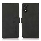 For Honor X5 KHAZNEH Matte Texture Leather Phone Case(Black) - 1