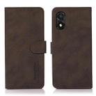 For Honor X5 KHAZNEH Matte Texture Leather Phone Case(Brown) - 1