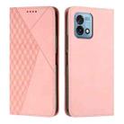 For Motorola Moto G Stylus 5G 2023 Diamond Pattern Splicing Skin Feel Magnetic Phone Case(Rose Gold) - 1