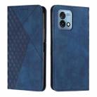 For Motorola Moto G Stylus 5G 2023 Diamond Pattern Splicing Skin Feel Magnetic Phone Case(Blue) - 1