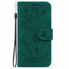For OPPO Reno8 T 5G / A1 Pro 5G Butterfly Rose Embossed Leather Phone Case(Green) - 2