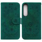 For Sony Xperia 1 IV 2023 Butterfly Rose Embossed Leather Phone Case(Green) - 1