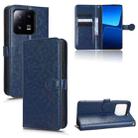 For Xiaomi 13 Pro Honeycomb Dot Texture Leather Phone Case(Blue) - 1