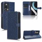 For Xiaomi 13 Lite / Civi 2 / 12 Lite NE Honeycomb Dot Texture Leather Phone Case(Blue) - 1