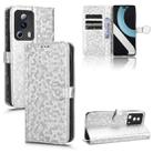 For Xiaomi 13 Lite / Civi 2 / 12 Lite NE Honeycomb Dot Texture Leather Phone Case(Silver) - 1