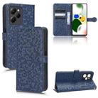 For Xiaomi Redmi Note 12 Pro Speed / Xiaomi Poco X5 Pro 5G Honeycomb Dot Texture Leather Phone Case(Blue) - 1