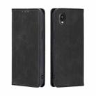 For Kyocera Digno BX2-Digno SX2-A101KC Skin Feel Magnetic Horizontal Flip Leather Phone Case(Black) - 1