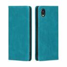 For Kyocera Digno BX2-Digno SX2-A101KC Skin Feel Magnetic Horizontal Flip Leather Phone Case(Light Blue) - 1