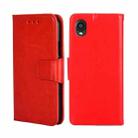 For Kyocera Digno BX2-Digno SX2-A101KC Crystal Texture Leather Phone Case(Red) - 1