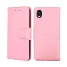 For Kyocera Digno BX2-Digno SX2-A101KC Crystal Texture Leather Phone Case(Pink) - 1